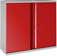 phoenix Stahlschrank SCL0891GRK grau, rot 1 Fachboden...