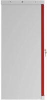 phoenix Stahlschrank SCL0891GRK grau, rot 1 Fachboden 91,5 x 37,0 x 83,0 cm, zerlegt, 1 St.