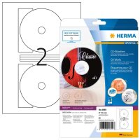 HERMA CD-Etiketten 4850 weiß, 50 Etiketten