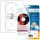 HERMA CD-Etiketten 4850 weiß, 50 Etiketten