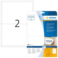 HERMA Etiketten 10020 weiß 199,6 x 143,5 mm, 25 Blatt