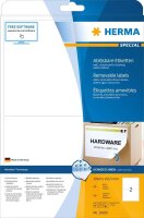 HERMA Etiketten 10020 weiß 199,6 x 143,5 mm, 25 Blatt