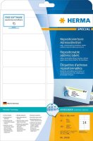 HERMA Adressetiketten 10016 weiß 99,1 x 38,1 mm, 25...