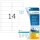 HERMA Adressetiketten 10016 weiß 99,1 x 38,1 mm, 25 Blatt