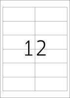 HERMA Etiketten 4228 weiß 97,0 x 42,3 mm, 25 Blatt