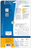 HERMA Etiketten 4228 weiß 97,0 x 42,3 mm, 25 Blatt