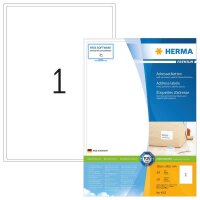 HERMA Adressetiketten 4252 weiß 199,6 x 289,1 mm,...