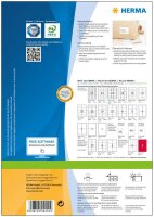 HERMA Adressetiketten 4252 weiß 199,6 x 289,1 mm, 100 Blatt
