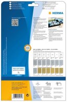 HERMA Etiketten 4915 weiß 199,6 x 143,5 mm, 25 Blatt