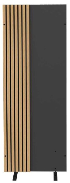 Kerkmann Akustik-Trennwand Oxford 45001053, anthrazit 60,0 x 165,0 cm, 1 St.