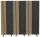 Kerkmann Akustik-Trennwand Oxford 45001053, anthrazit 60,0 x 165,0 cm, 1 St.