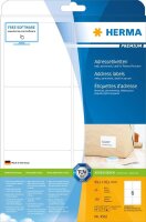 HERMA Adressetiketten 4502 weiß 99,1 x 93,1 mm, 25...