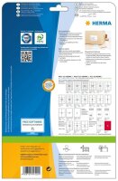 HERMA Adressetiketten 4502 weiß 99,1 x 93,1 mm, 25 Blatt