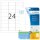 HERMA Adressetiketten 4500 weiß 63,5 x 33,9 mm, 25 Blatt