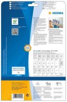 HERMA Power-Etiketten 10900 weiß 25,4 x 10,0 mm, 25 Blatt