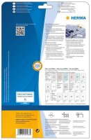 HERMA Namensetiketten 4588 weiß 88,9 x 33,8 mm, 10 Blatt