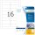 HERMA Namensetiketten 4588 weiß 88,9 x 33,8 mm, 10 Blatt