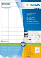 HERMA Adressetiketten 4254 weiß 38,1 x 21,2 mm, 100...