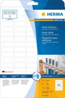 HERMA Power-Etiketten 10917 weiß 37,0 x 13,0 mm, 25...