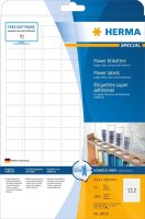 HERMA Power-Etiketten 10916 weiß 25,4 x 16,9 mm, 25...