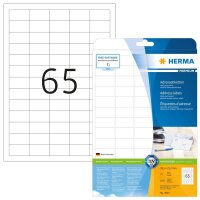 HERMA Adressetiketten 4504 weiß 38,1 x 21,2 mm, 25...