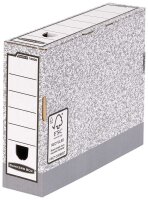 Bankers Box Archivboxen grau/weiß 8,5 x 26,5 x 32,7...