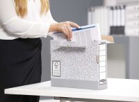 Bankers Box Archivboxen grau/weiß 8,5 x 26,5 x 32,7...