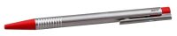 LAMY Kugelschreiber logo silber, Schreibfarbe: rot, 1 St.