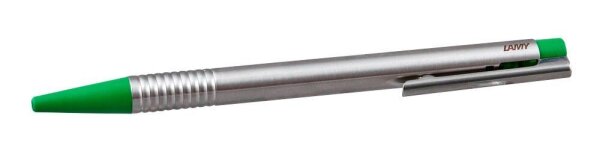 LAMY Kugelschreiber logo silber, Schreibfarbe: grün, 1 St.
