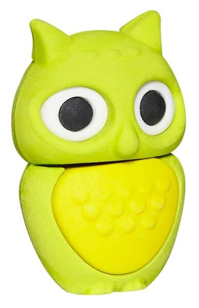 WESTCOTT Radiergummi für Bleistift Eule grün, 1 St.  ( E-66066 GREEN )