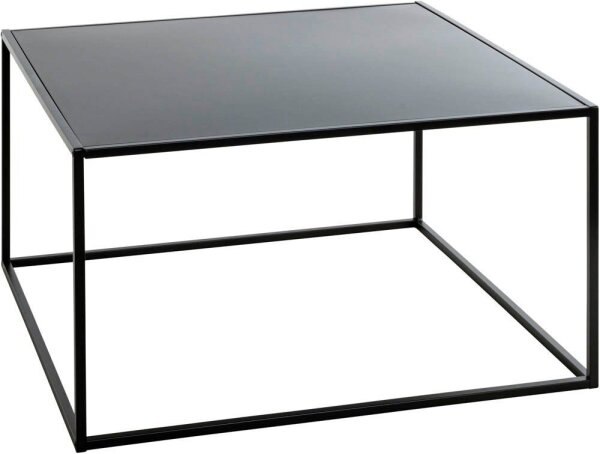 HAKU Möbel Beistelltisch rechteckig Metall schwarz 70,0 x 70,0 x 40,0 cm, 1 St.