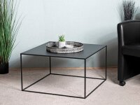 HAKU Möbel Beistelltisch rechteckig Metall schwarz 70,0 x 70,0 x 40,0 cm, 1 St.