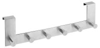 Türgarderobe mit 6 Haken silber, 1 St.
