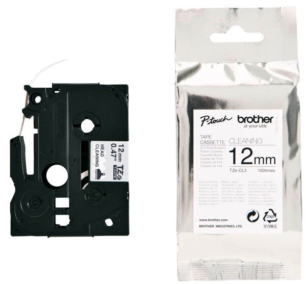brother Reinigungskassette TZe-CL3 TZECL3, 12 mm, 1 St.