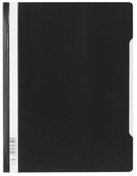 DURABLE Schnellhefter Kunststoff schwarz DIN A4 überbreit, 50 St.