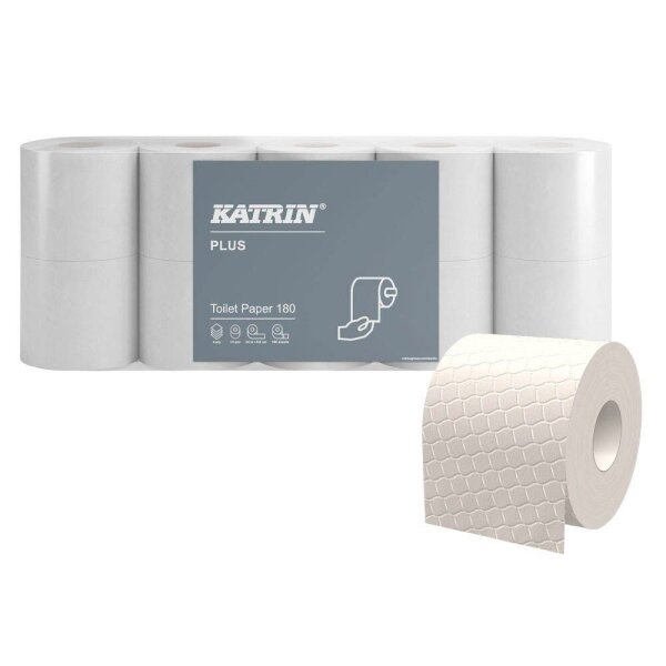 KATRIN Toilettenpapier PLUS 4-lagig, 70 Rollen