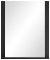 MÖBELPARTNER Spiegel Janne 153029 schwarz 59,6 x 12,3 x 71,1 cm