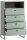 MÖBELPARTNER Kommode Janne, 153067 pastellgrün 60,2 x 33,1 x 103,9 cm, 1 St.