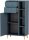MÖBELPARTNER Badschrank Bjarne 153171 blaugrau 60,2 x 33,1 x 113,4 cm