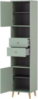 MÖBELPARTNER Badschrank Bjarne 701985 pastellgrün 40,3 x 33,1 x 180,6 cm
