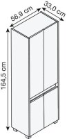 MÖBELPARTNER Schuhschrank Cosmo, 701779 anthrazit,...