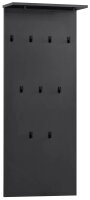 MÖBELPARTNER Wandgarderobe Janne 153016 schwarz Holz...