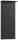 MÖBELPARTNER Wandgarderobe Janne 153016 schwarz Holz 9 Haken 50,0 x 110,6 cm, 1 St.