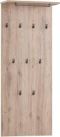 MÖBELPARTNER Wandgarderobe Cosmo 152795 eiche Holz 9...