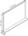 MÖBELPARTNER Spiegel Cosmo 152805 eiche 111,3 x 12,4 x 71,1 cm