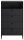 MÖBELPARTNER Kommode Janne, 153068 schwarz 60,2 x 33,0 x 103,9 cm, 1 St.