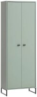 MÖBELPARTNER Schuhschrank Janne, 701781 pastellgrün keine Fachböden 60,2 x 33,1 x 169,7 cm