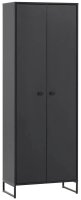 MÖBELPARTNER Schuhschrank Janne, 701782 schwarz keine Fachböden 60,2 x 33,1 x 169,7 cm