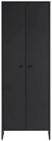 MÖBELPARTNER Schuhschrank Janne, 701782 schwarz keine Fachböden 60,2 x 33,1 x 169,7 cm