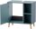MÖBELPARTNER Waschtischunterschrank ohne Waschbecken Bjarne 153169 blaugrau 60,2 x 33,1 x 59,3 cm
